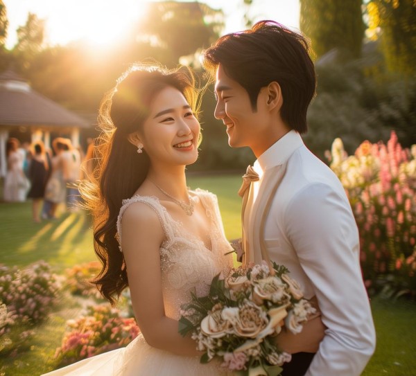 黄轩妻子甜蜜婚礼瞬间，揭秘结婚照背后的温馨故事