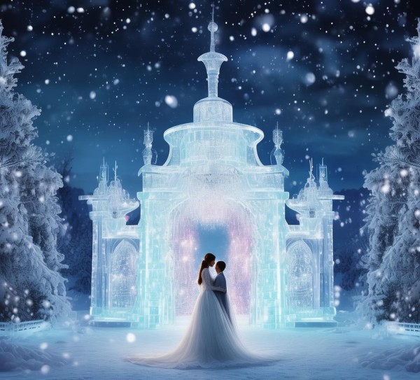 冰雪仙境之约，定制你的浪漫冰雪主题婚礼